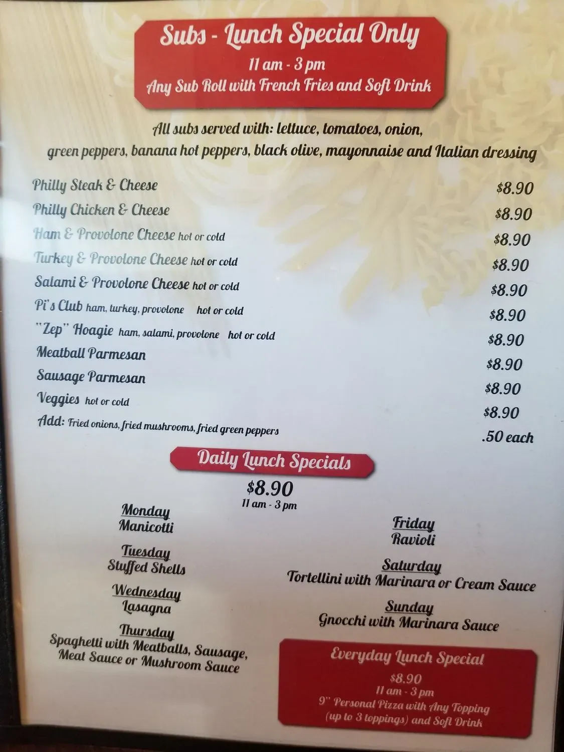 Menu 4