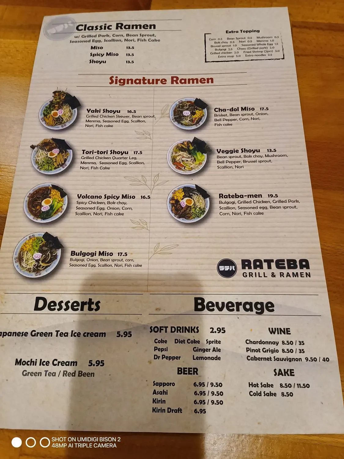 Menu 5