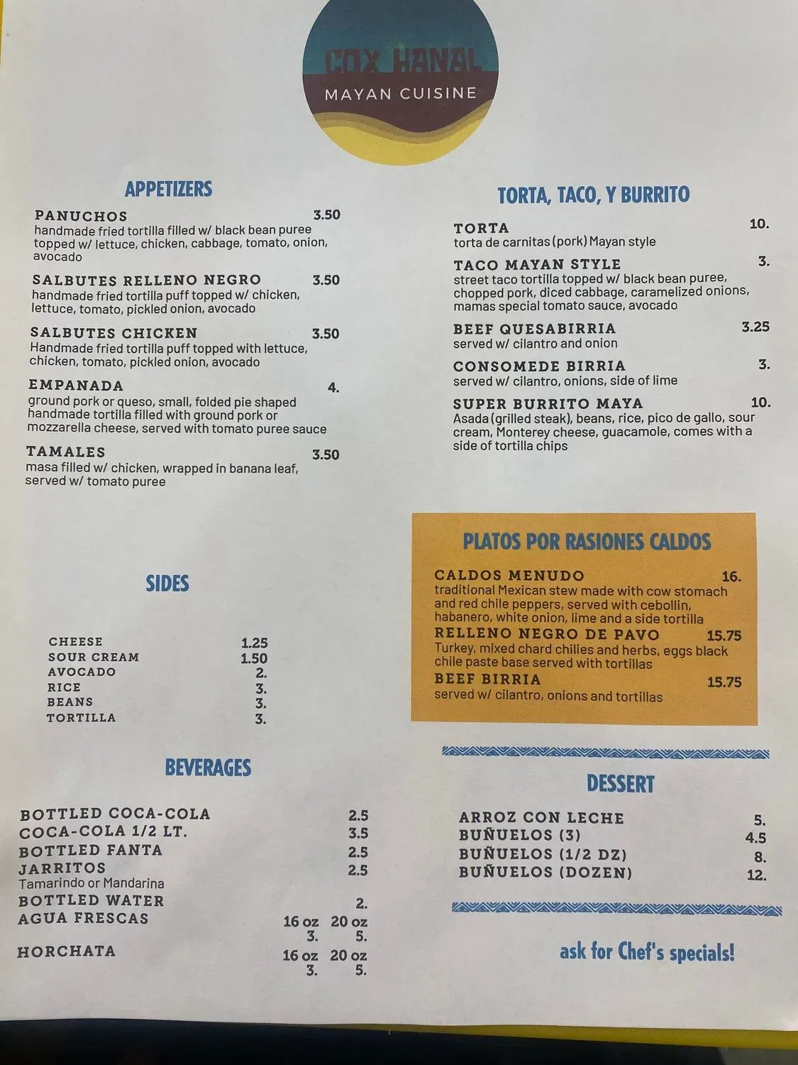 Menu 2