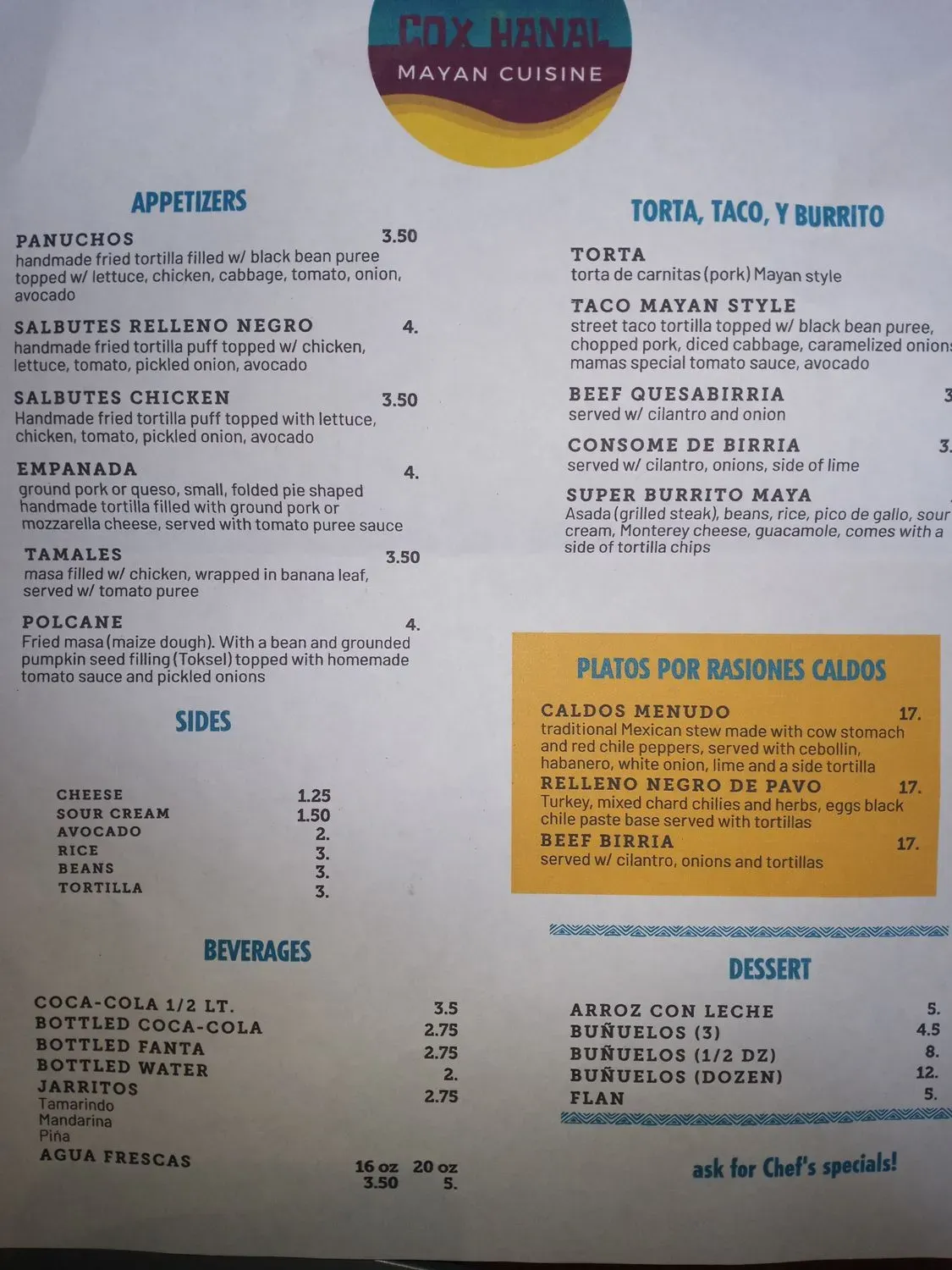 Menu 3