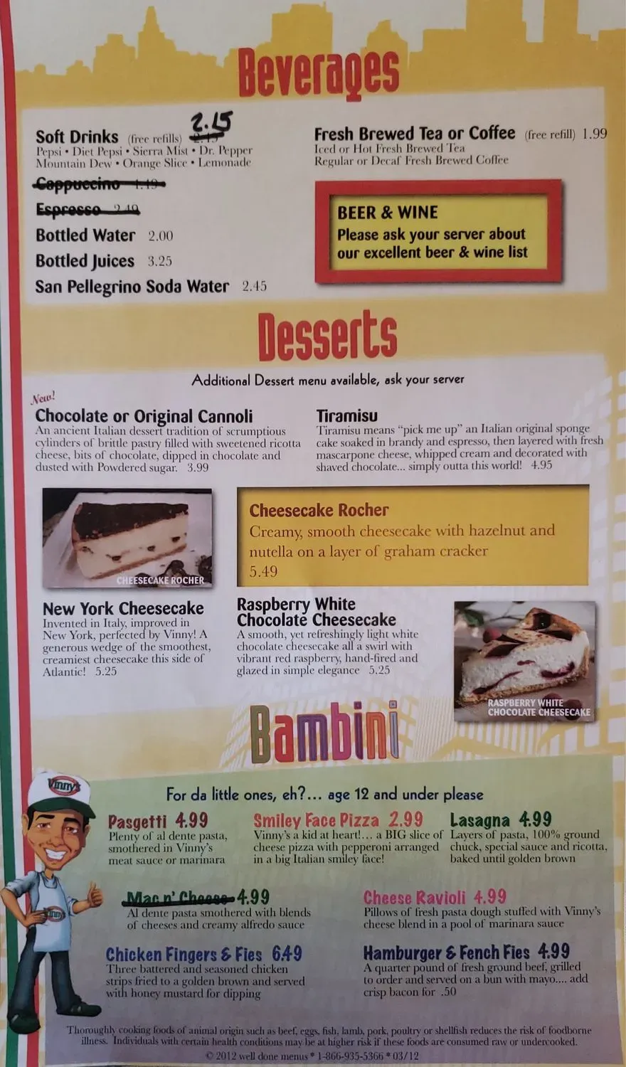 Menu 5