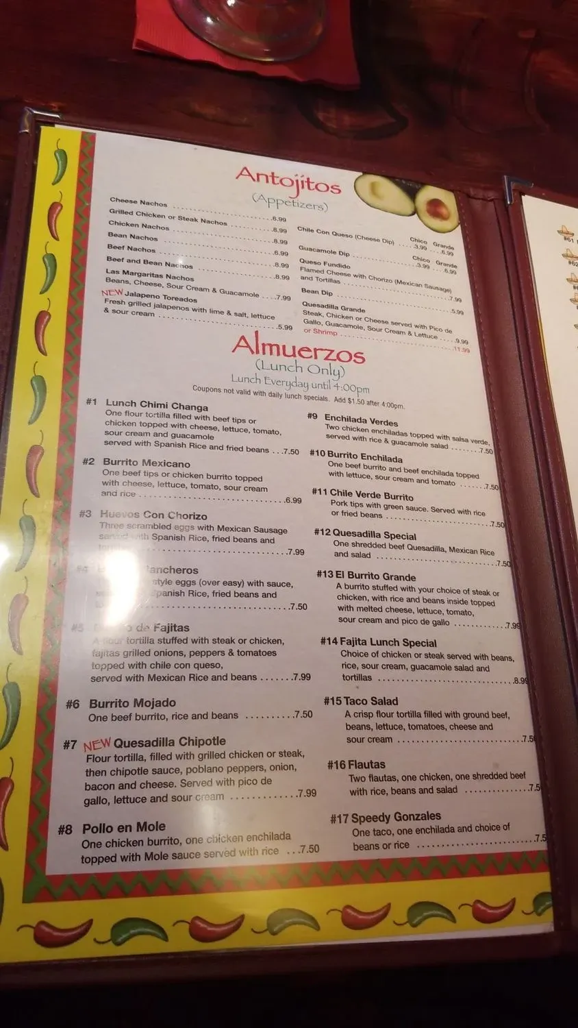 Menu 4