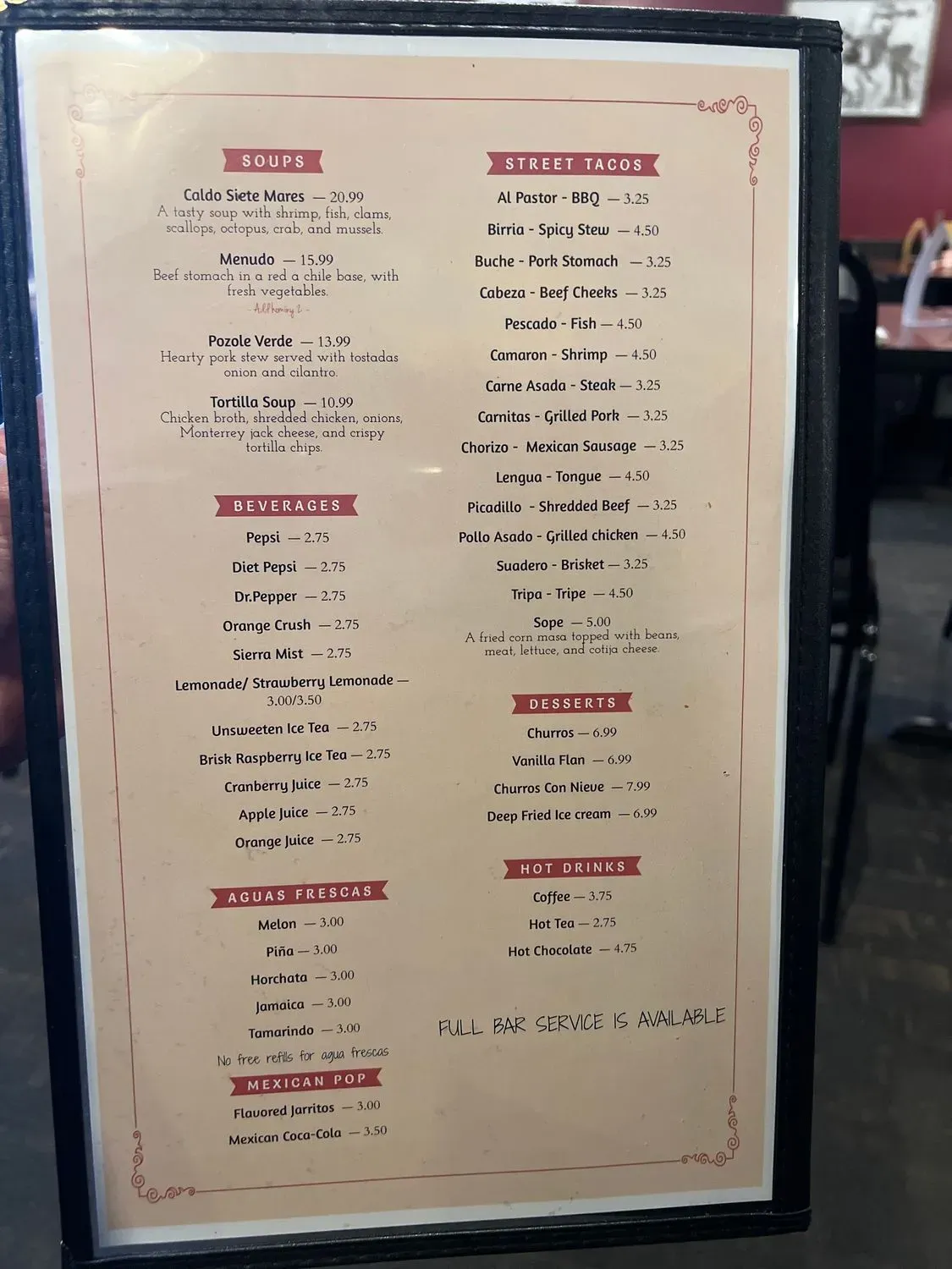 Menu 4