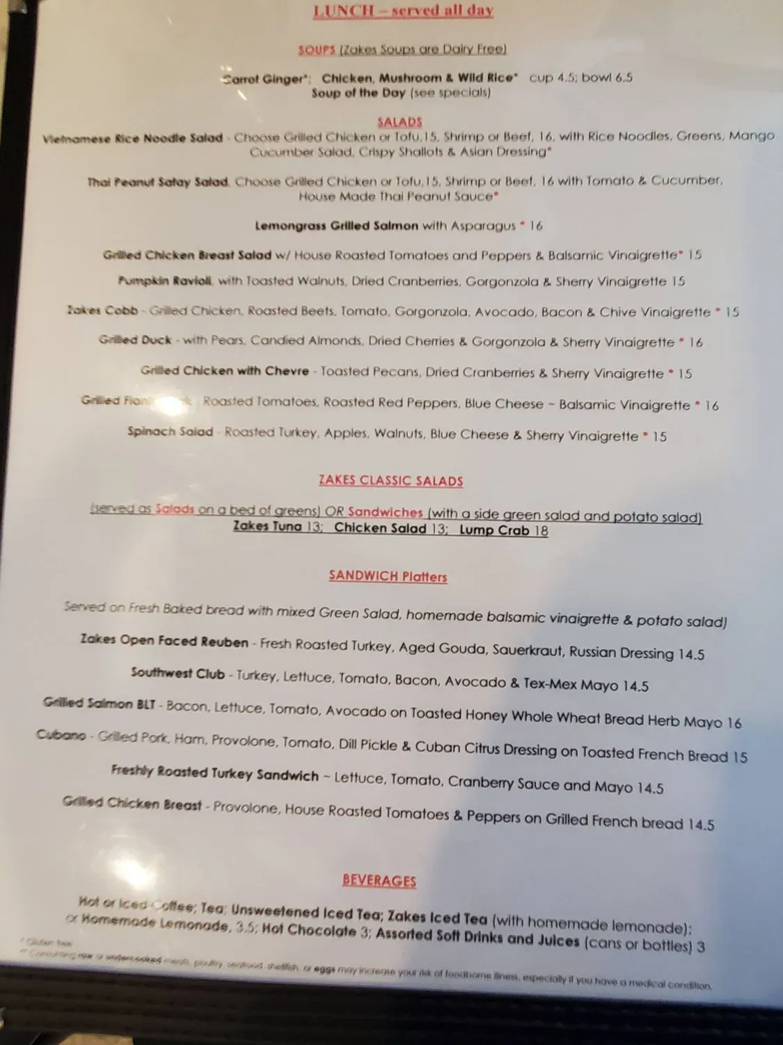 Menu 4