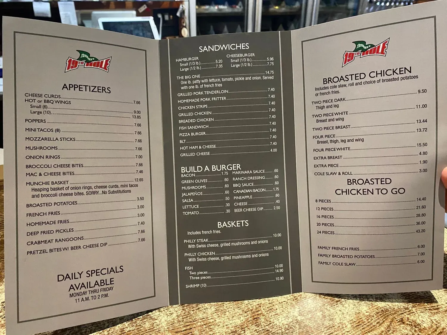 Menu 3