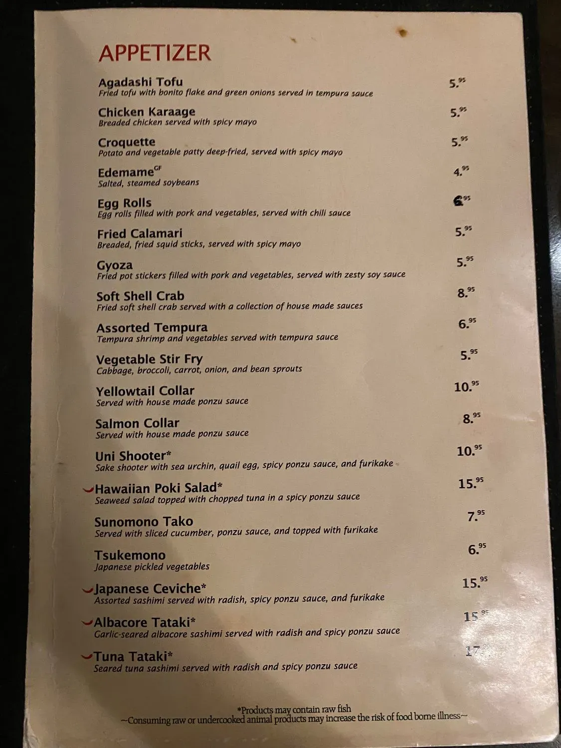 Menu 4