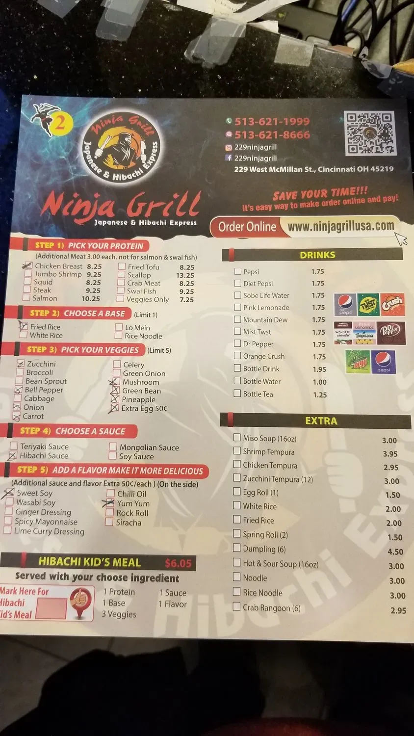 Menu 6