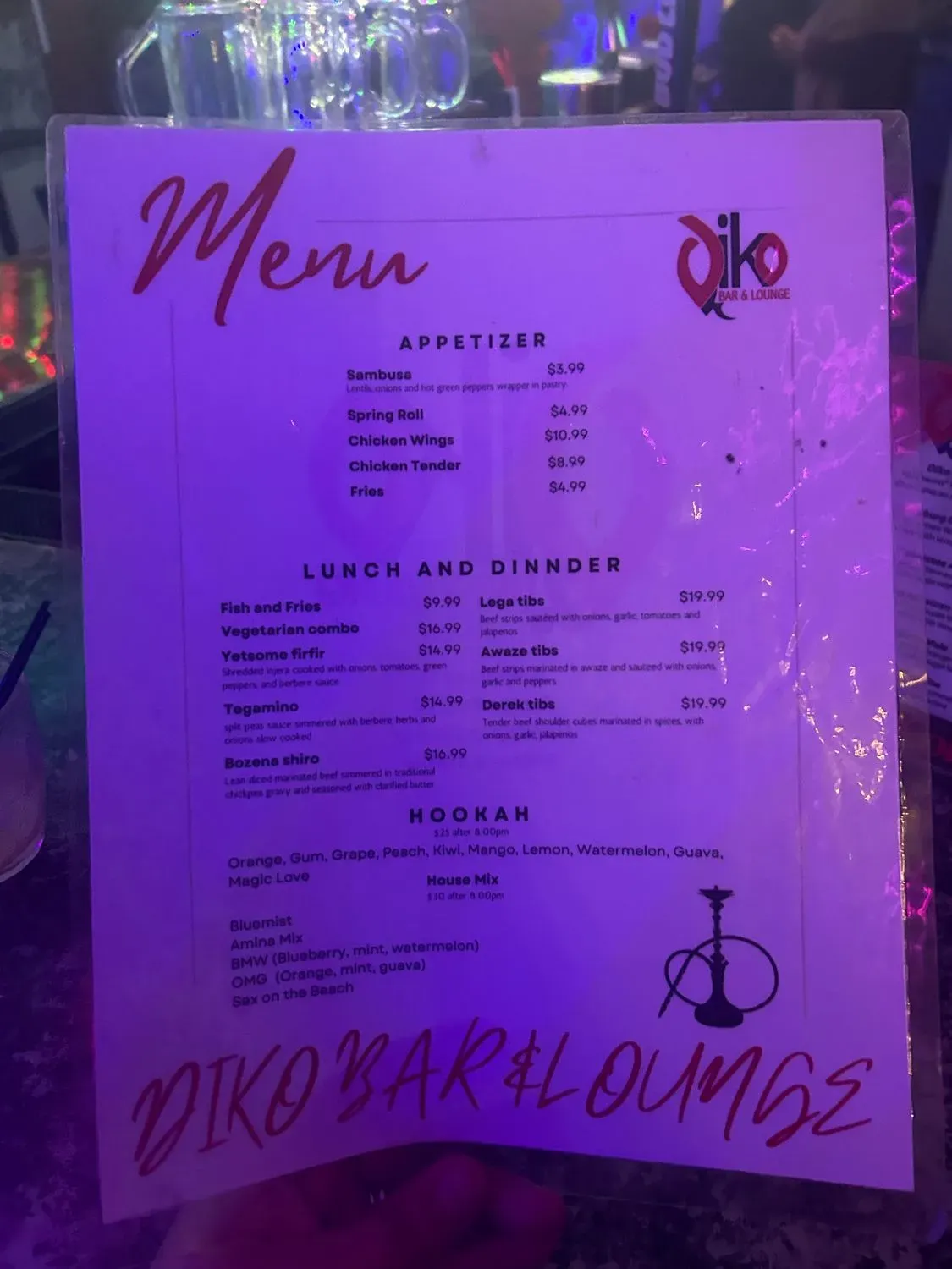 Menu 3