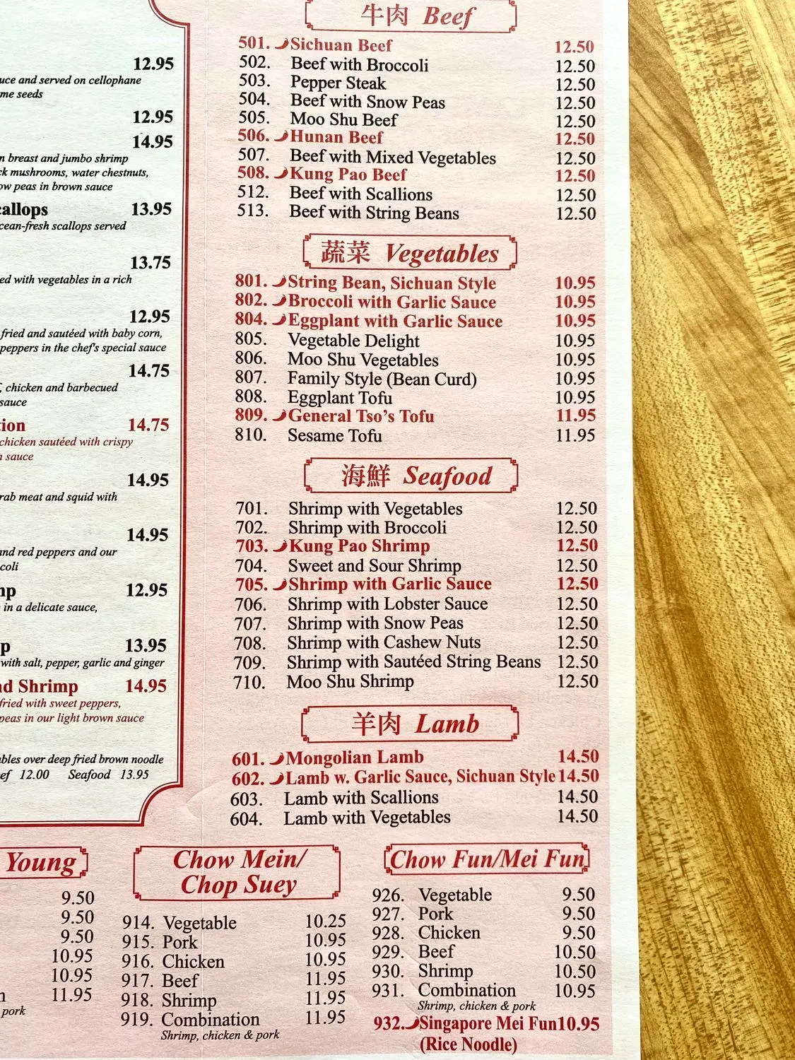 Menu 3