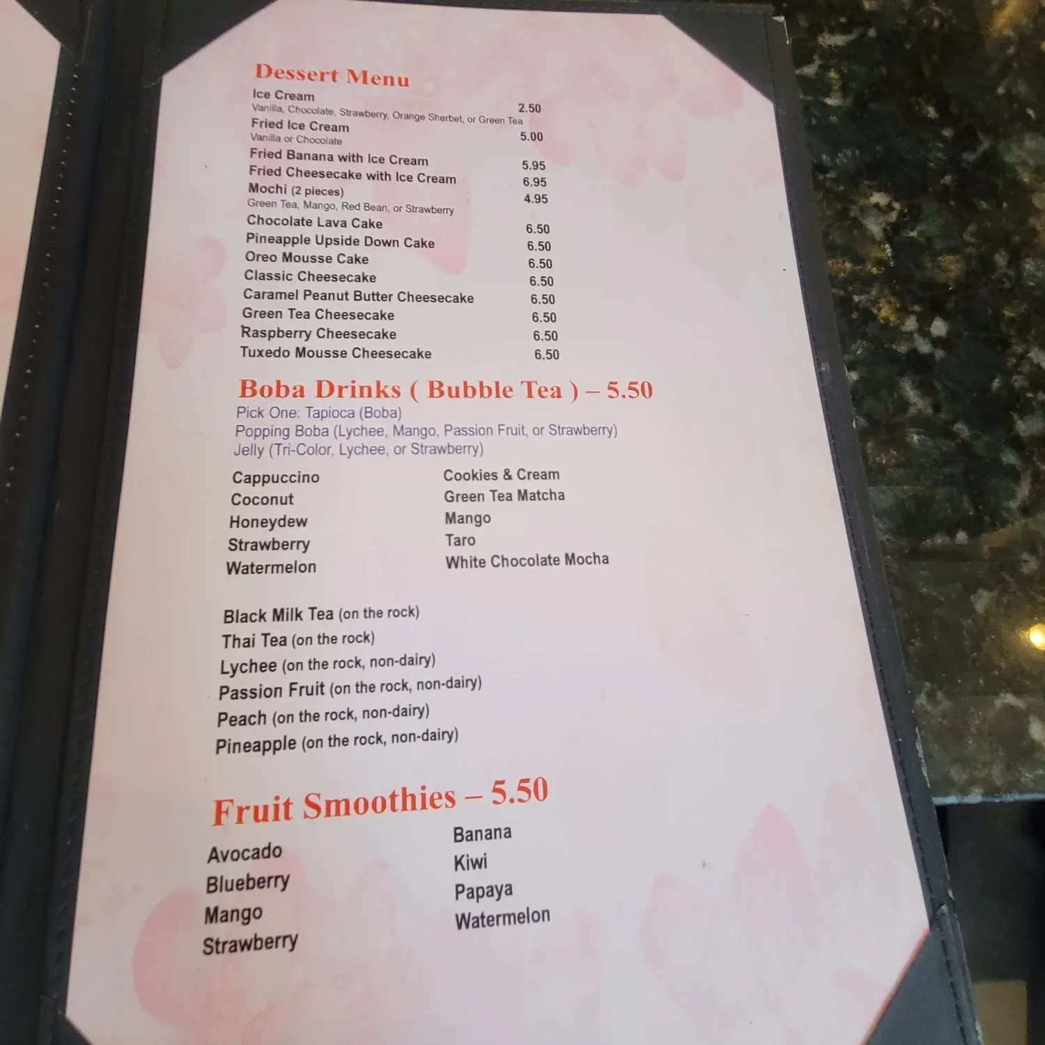 Menu 3