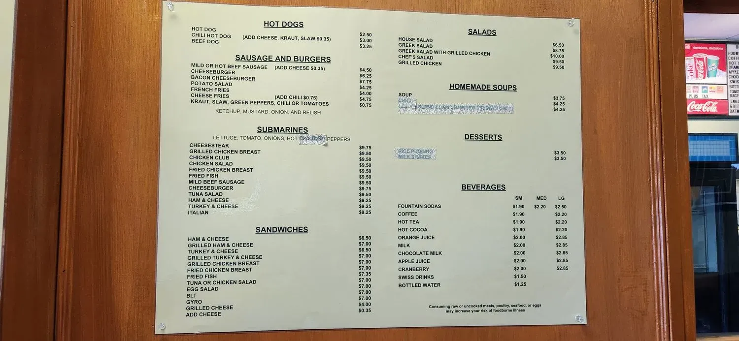 Menu 2