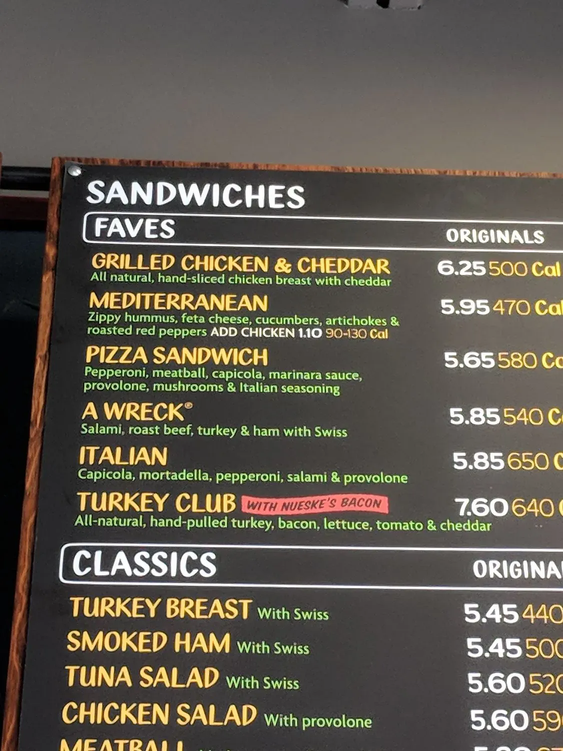 Menu 6