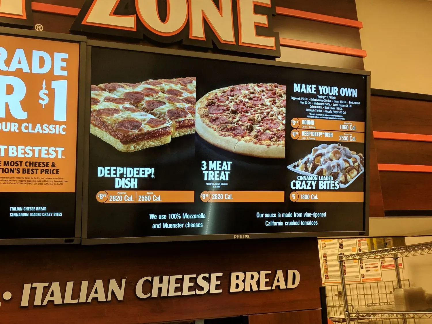 Little Caesars Pizza Menu - Updated October 2025