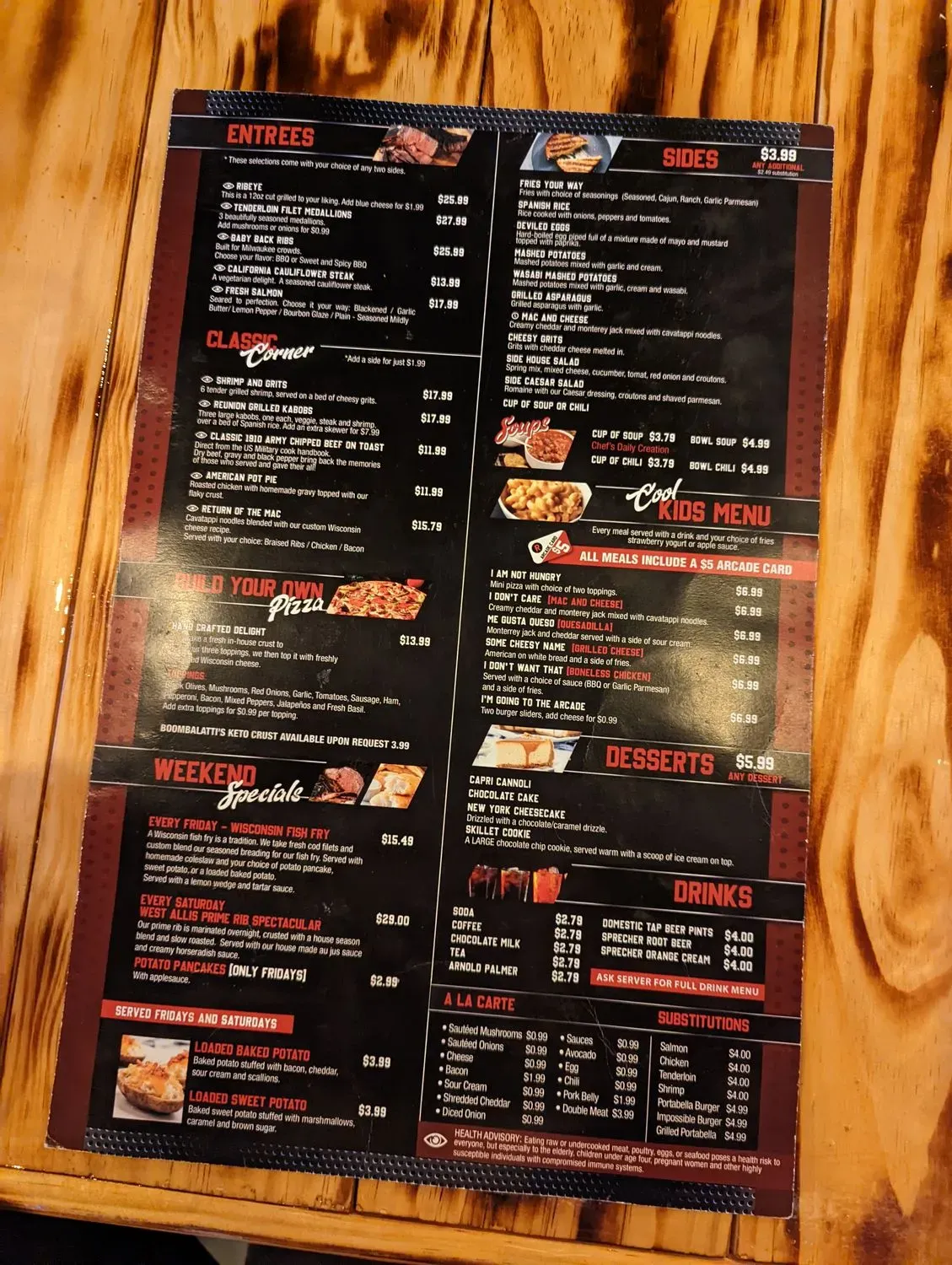 Menu 4