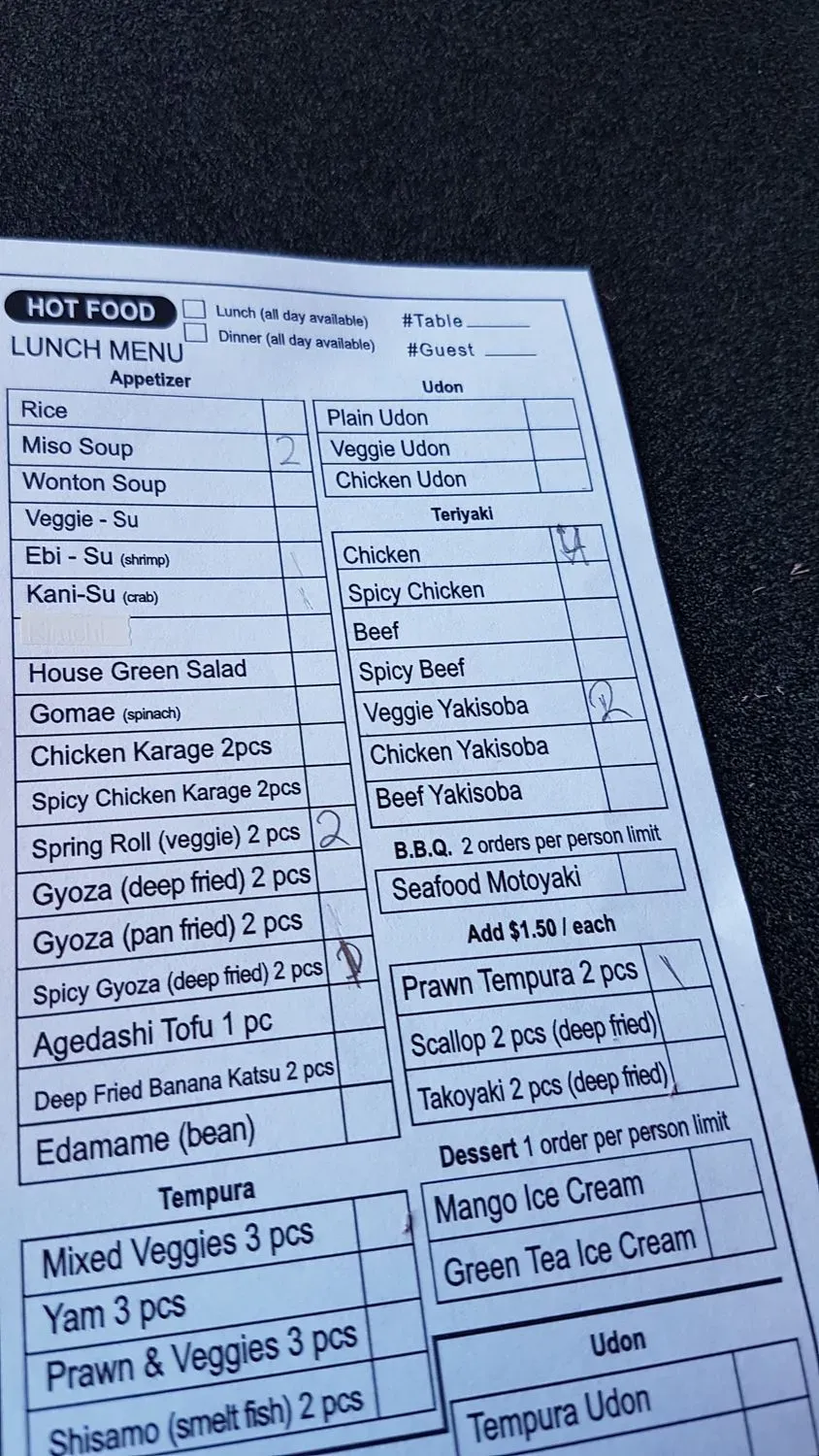 Menu 3