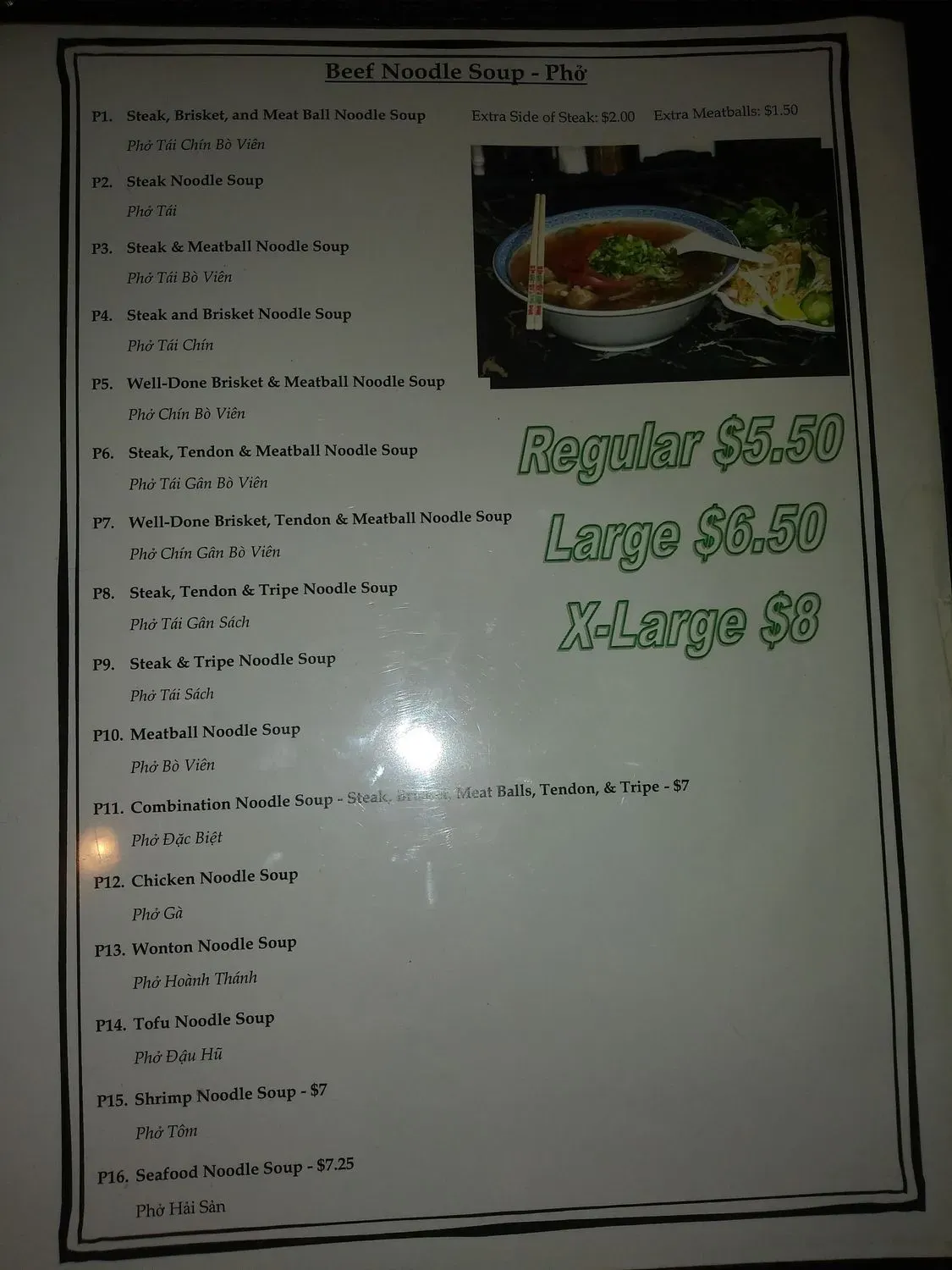 Menu 5