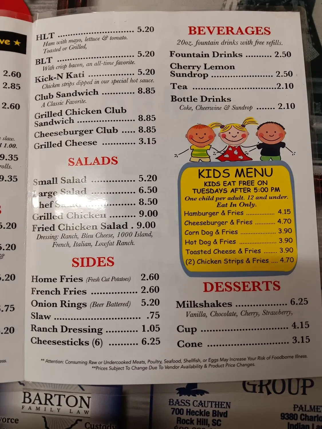 Menu 4