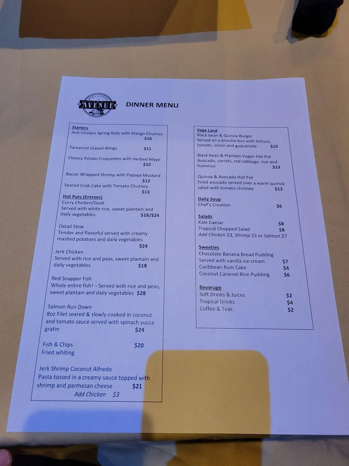 Menu 3