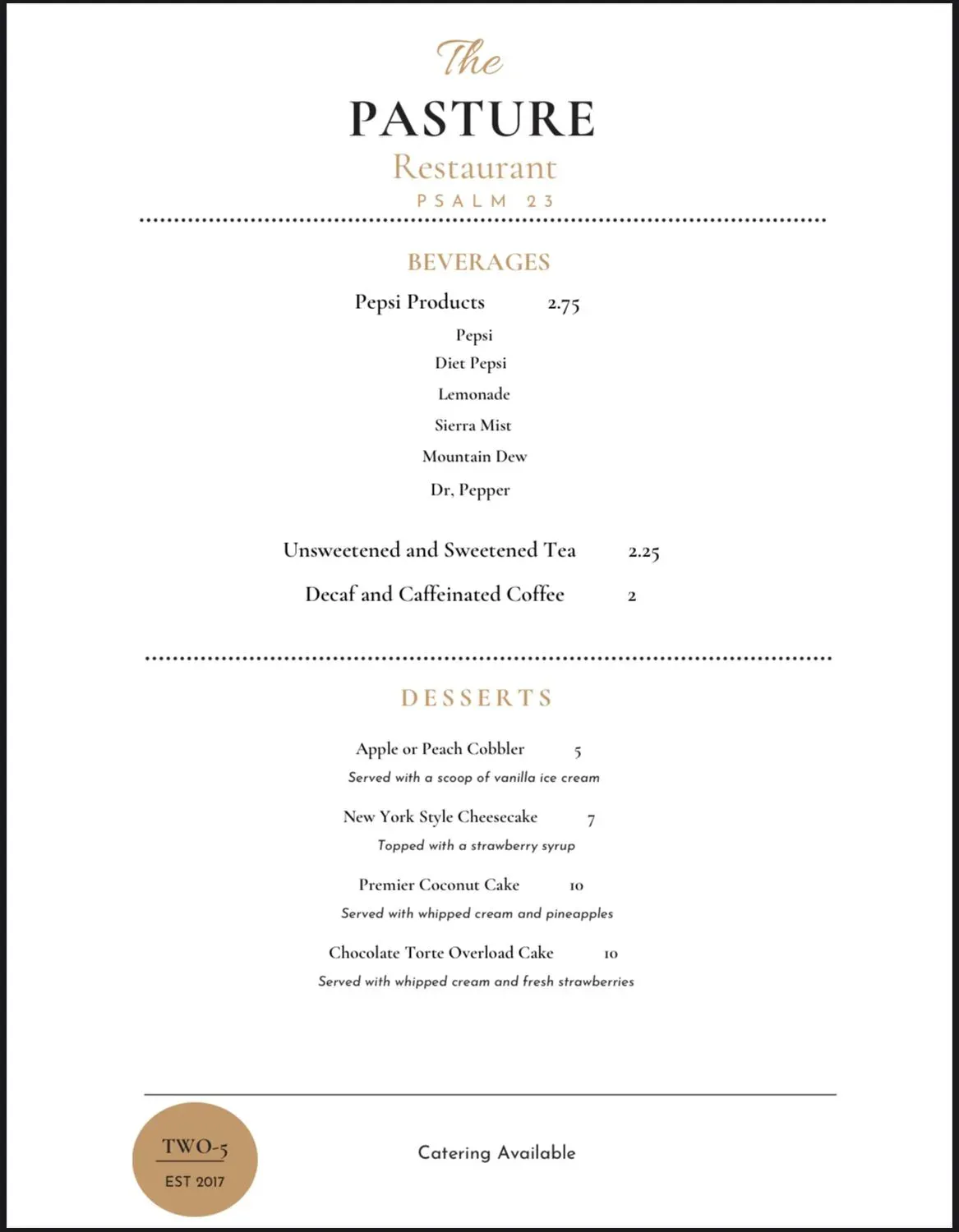 Menu 2