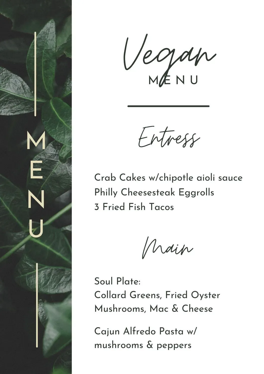 Menu 2