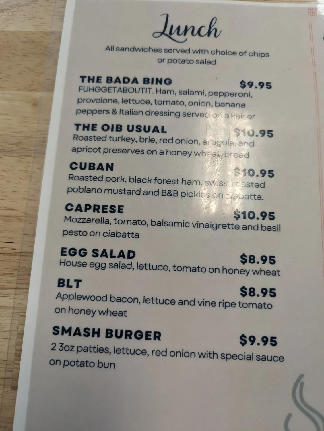 Menu 4