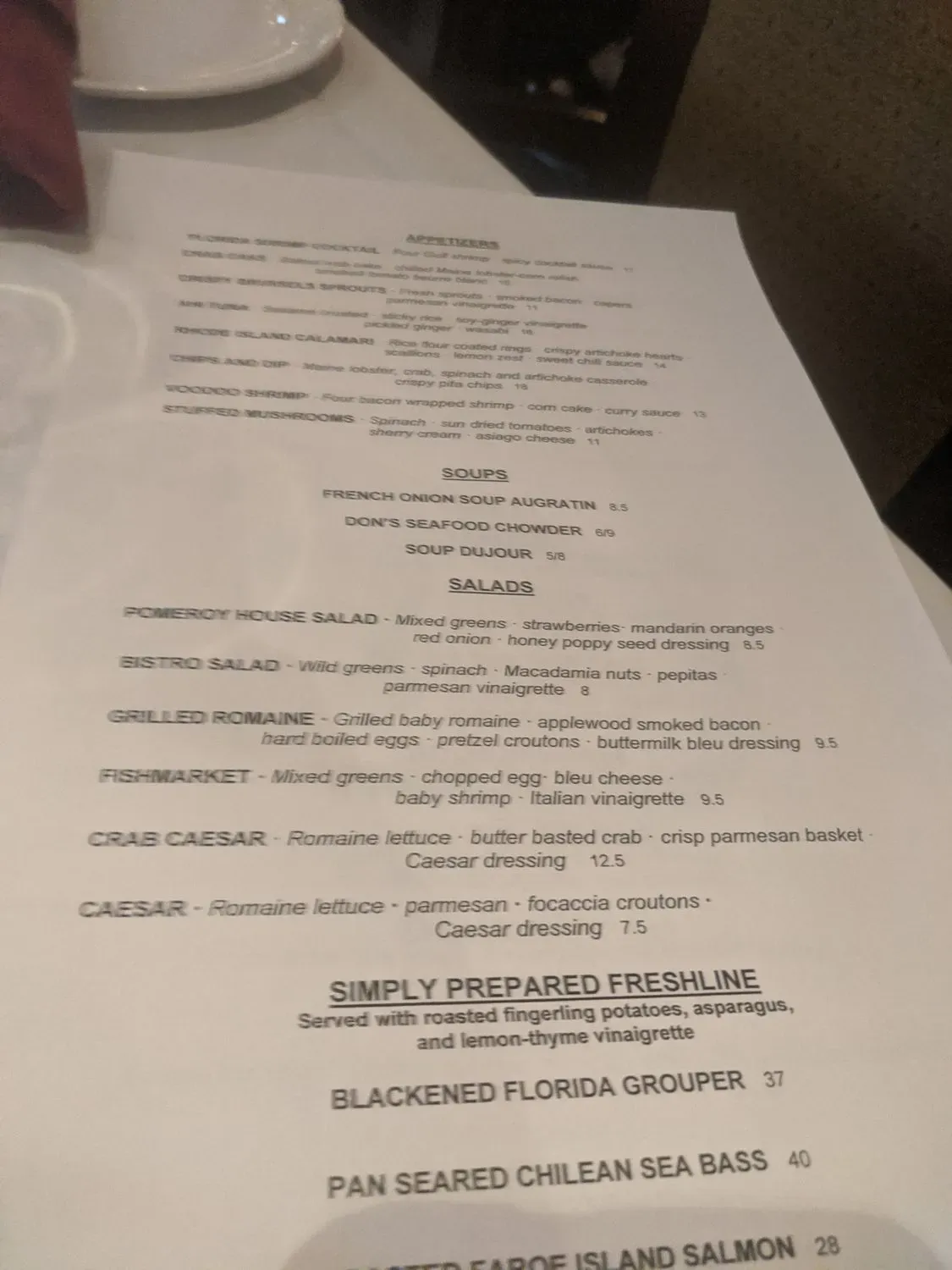 Menu 5