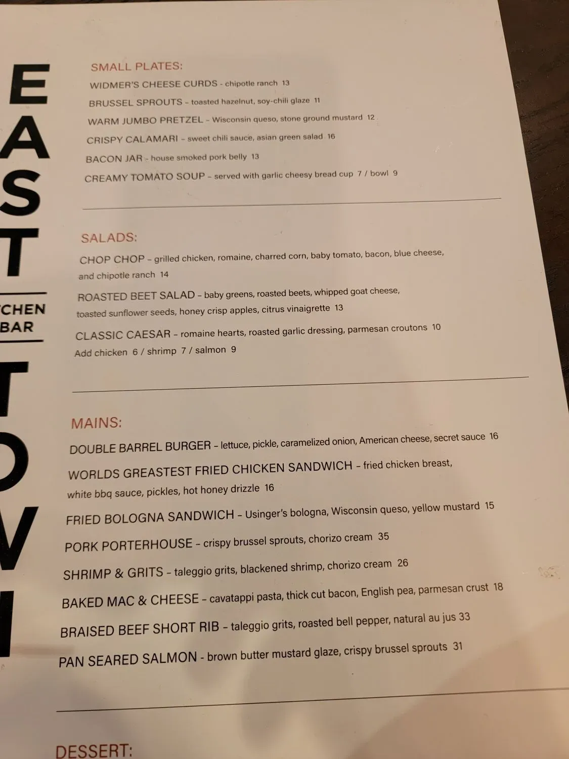 Menu 2