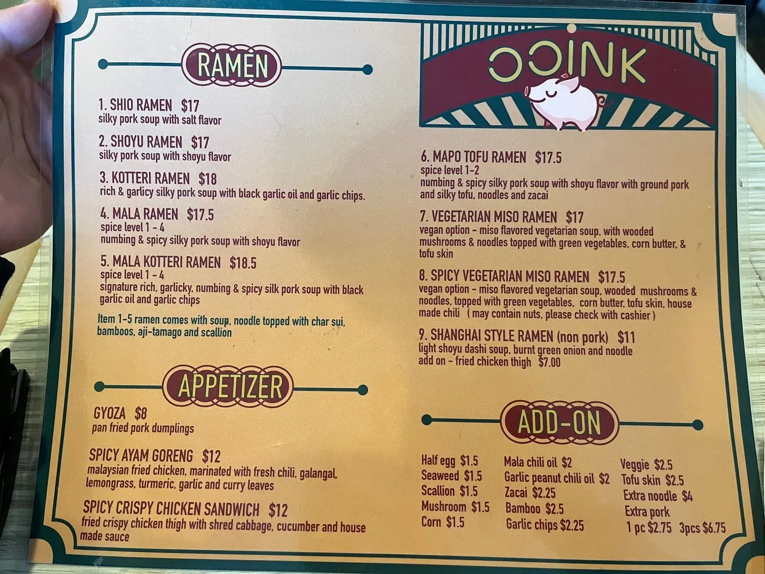 Menu 6