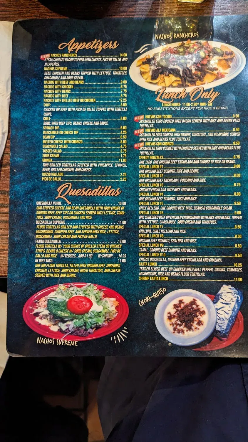 Menu 4