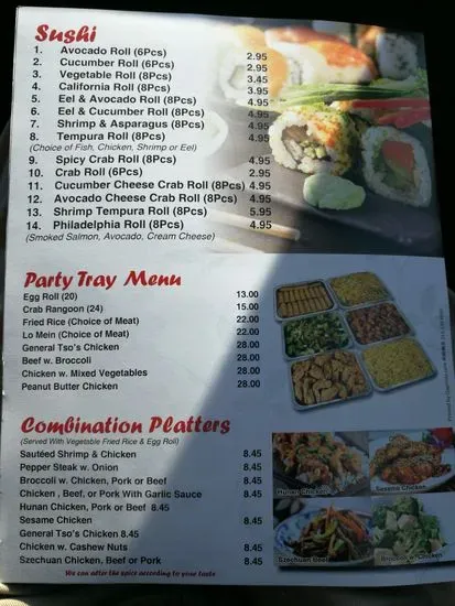 Menu 2