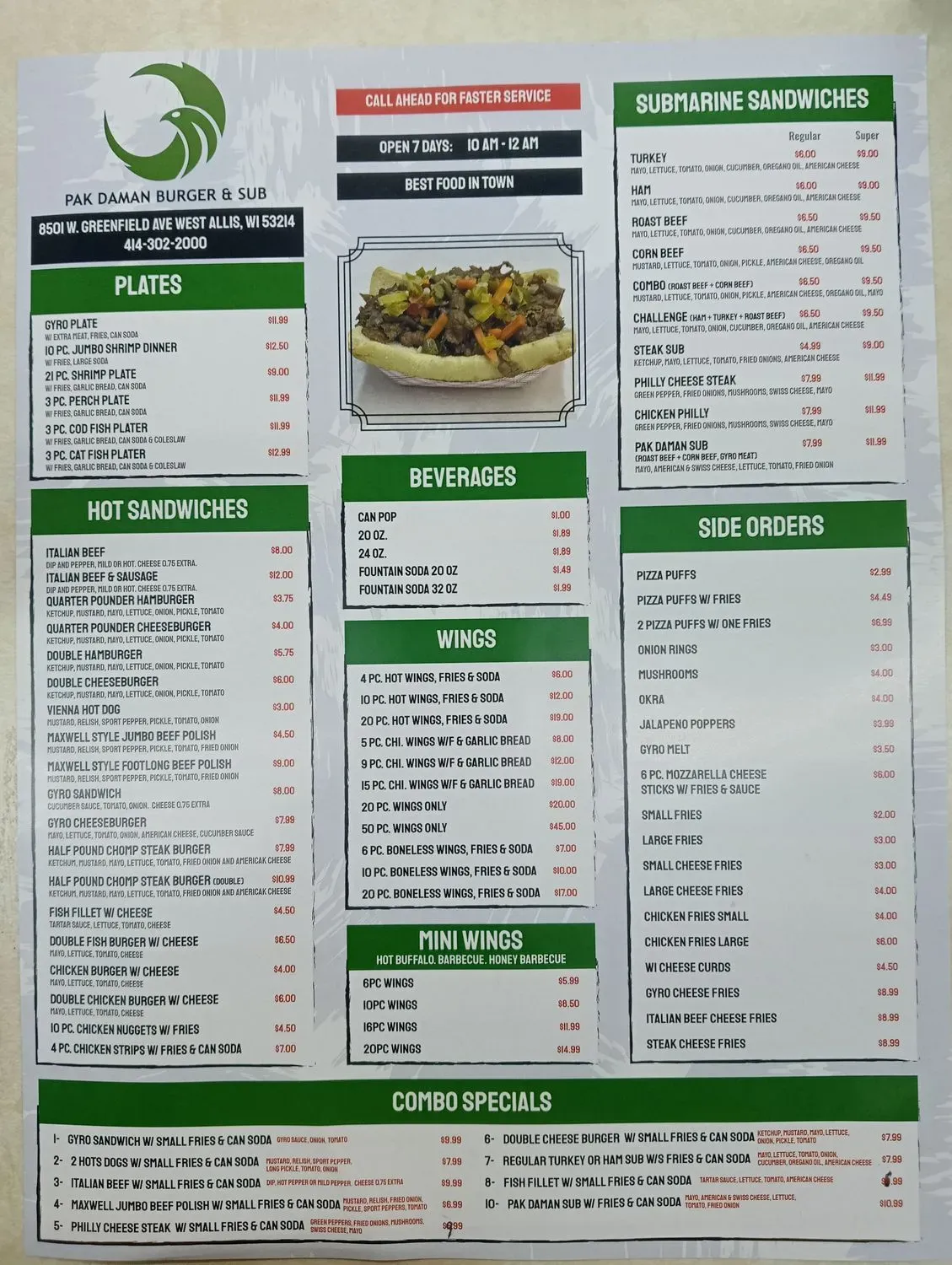 Menu 2