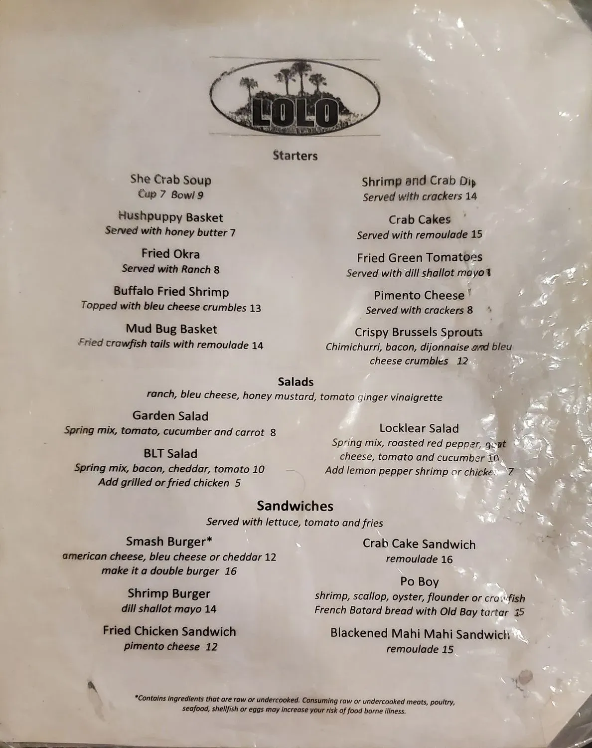 Menu 5