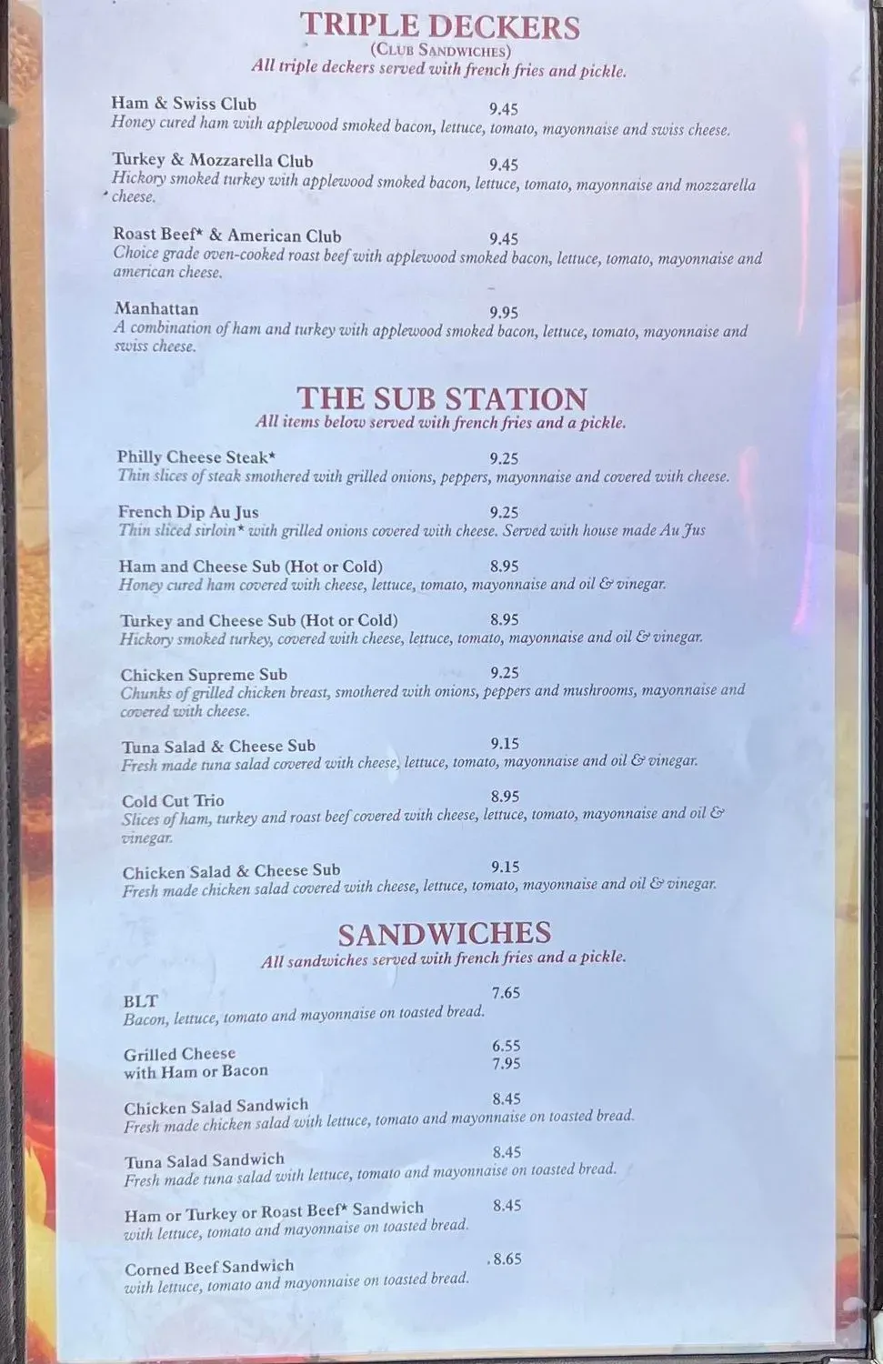 Menu 3