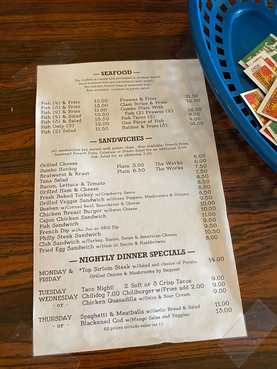 Menu 4