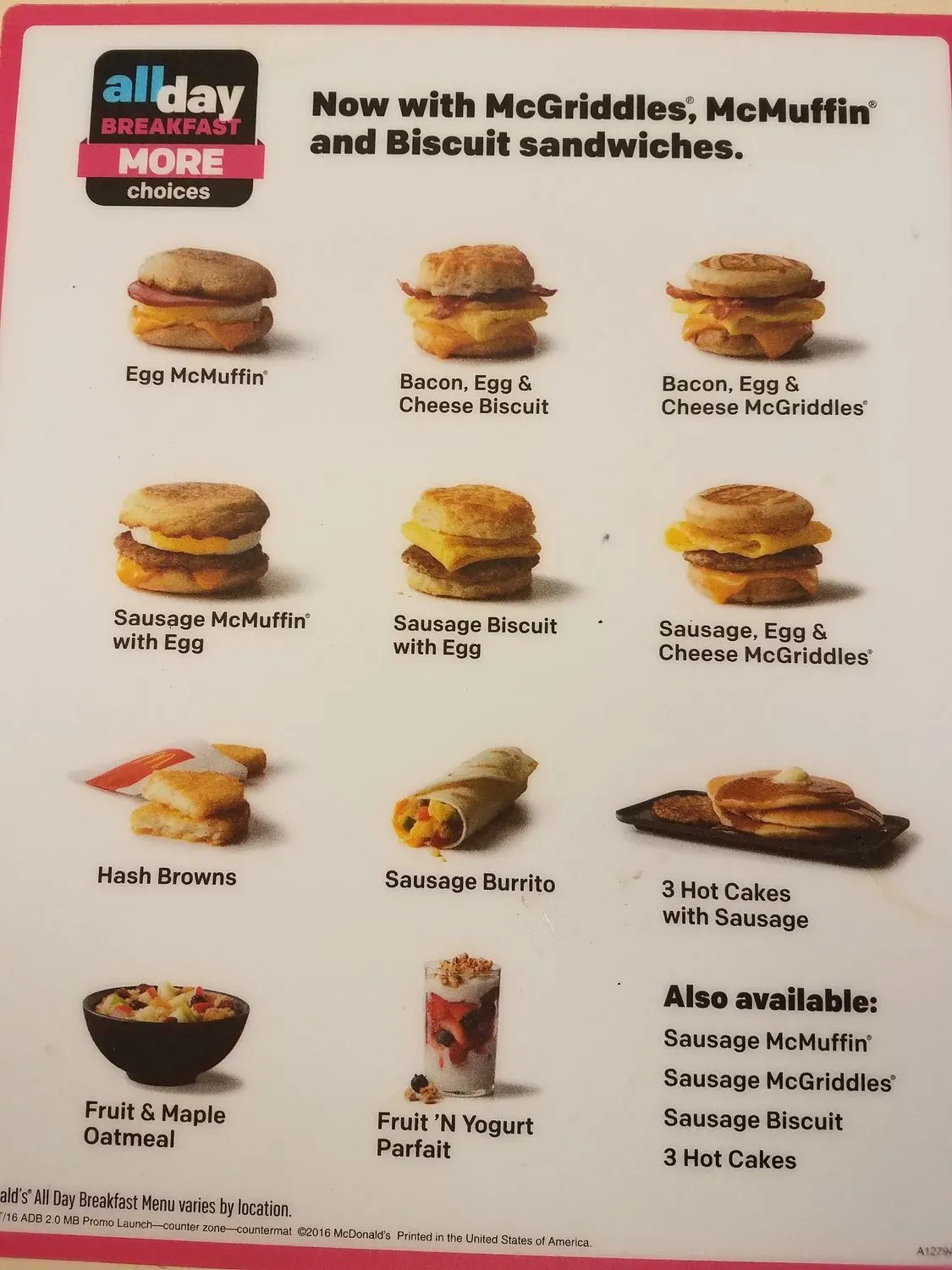 Menu 2