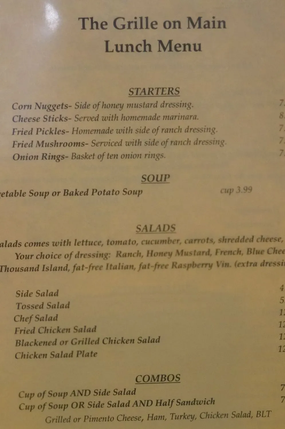 Menu 3