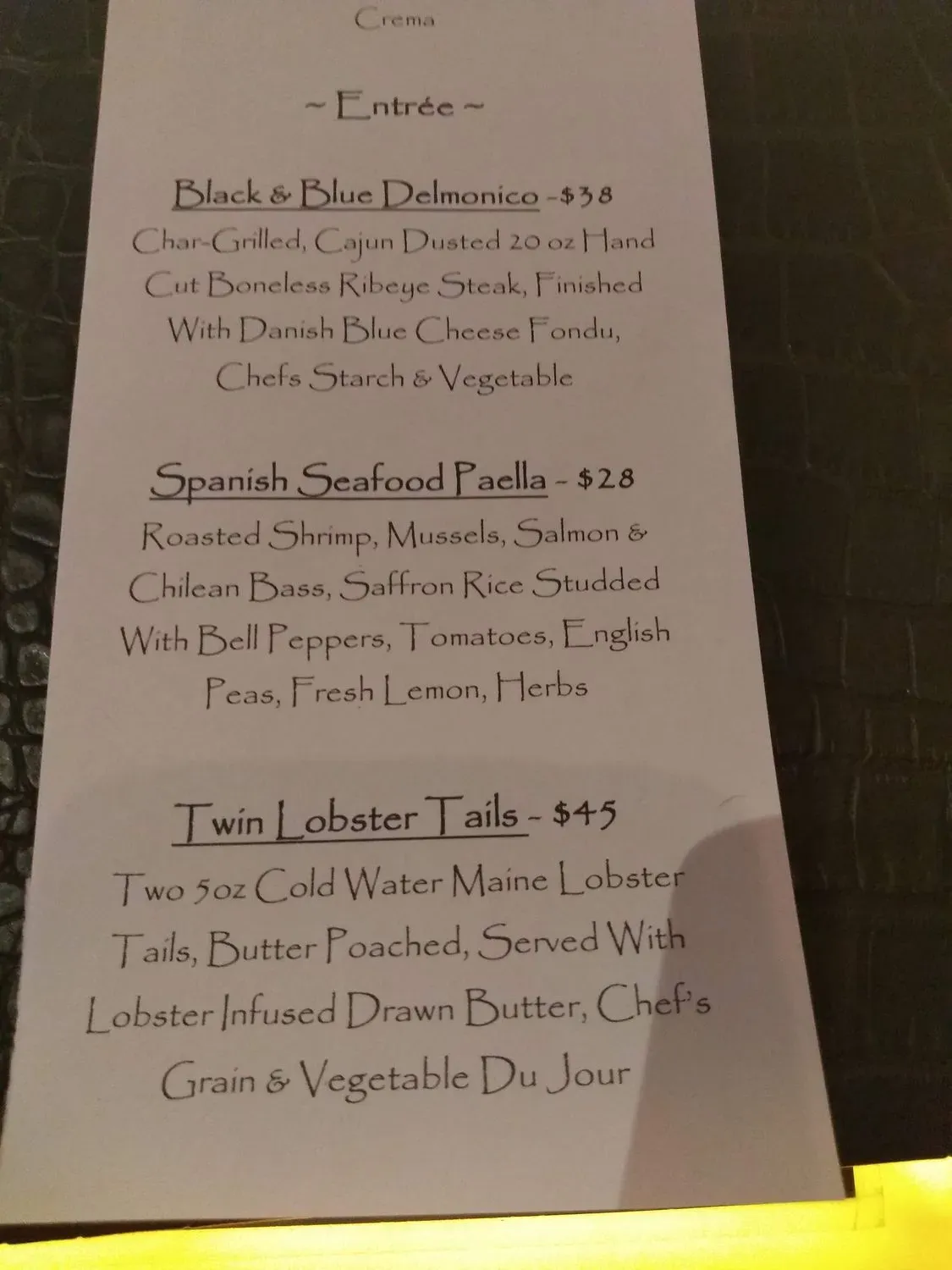 Menu 4