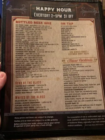 Menu 5