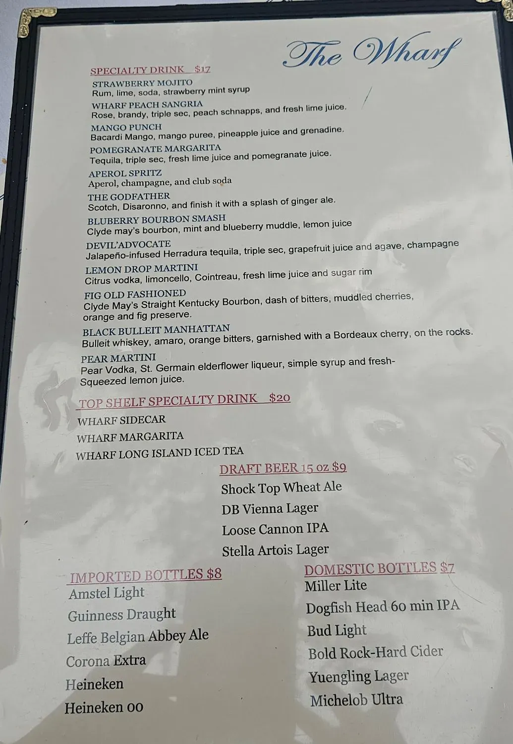 Menu 5