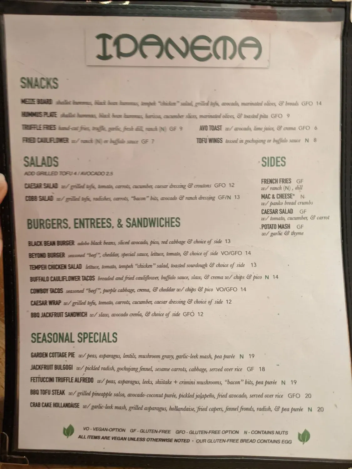 Menu 3