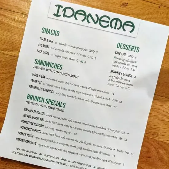 Menu 6