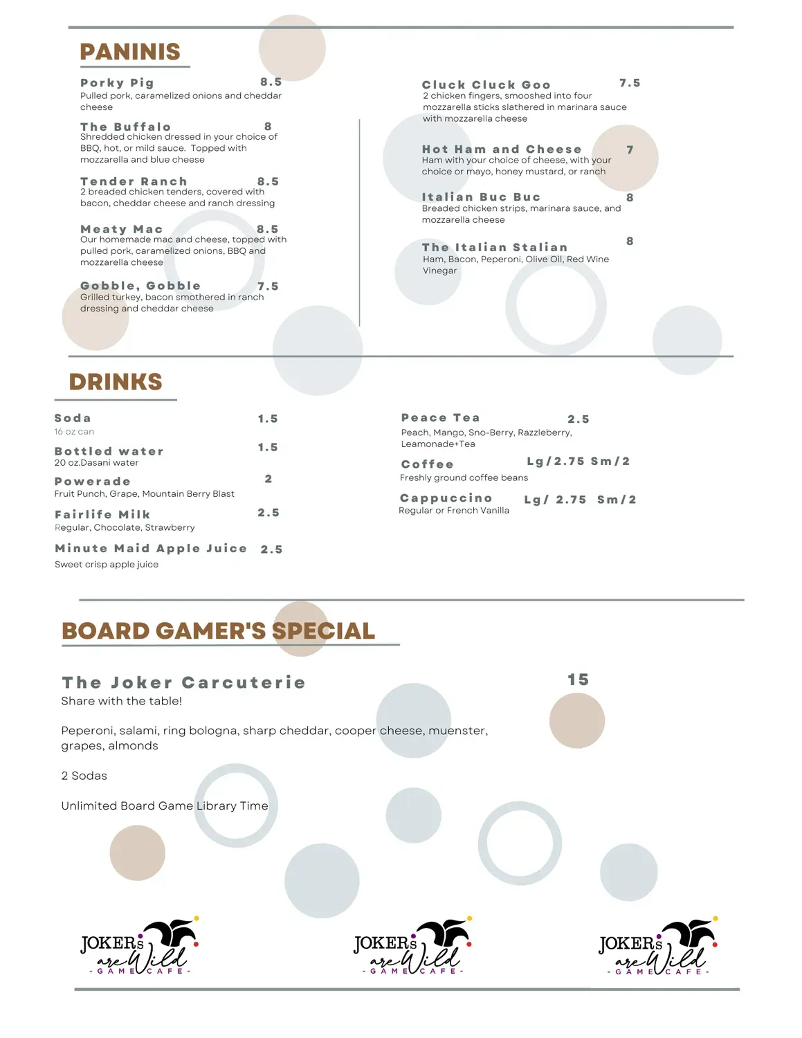 Menu 2