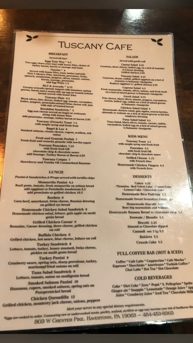 Menu 4