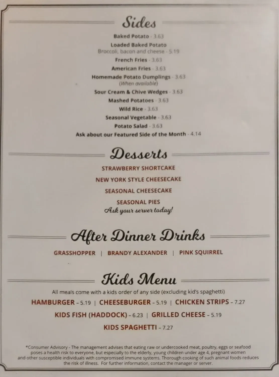 Menu 3