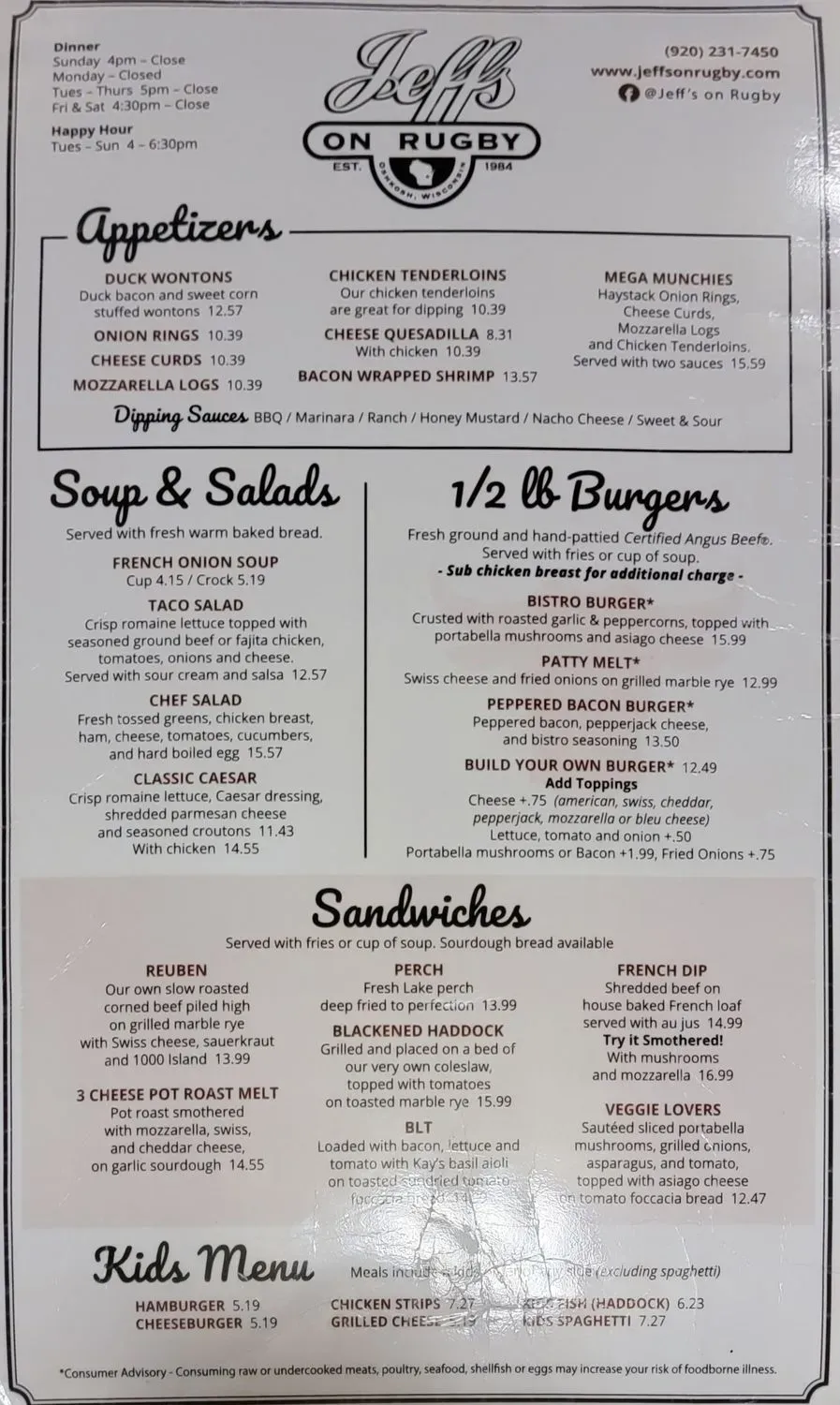 Menu 6