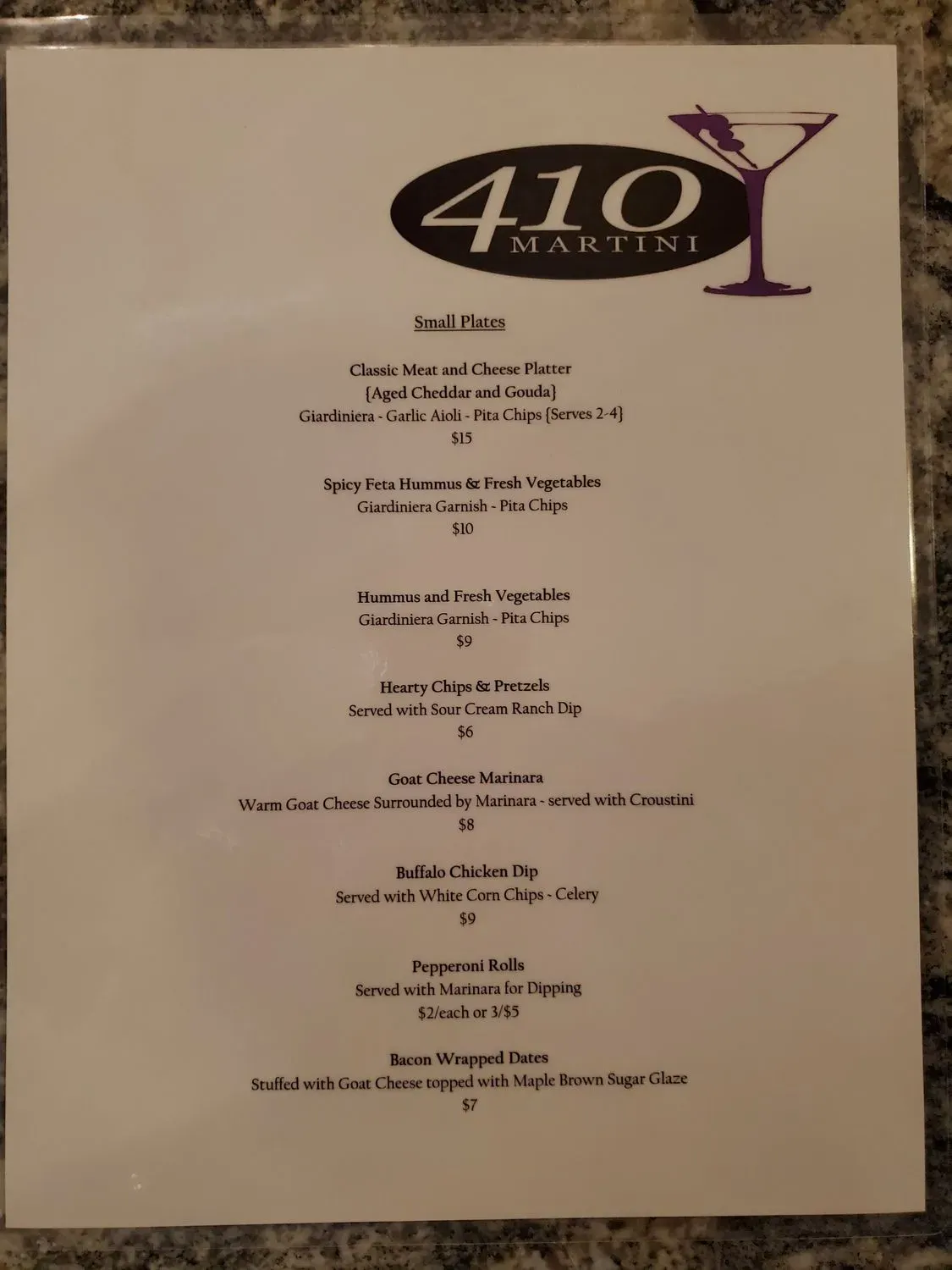 Menu 3