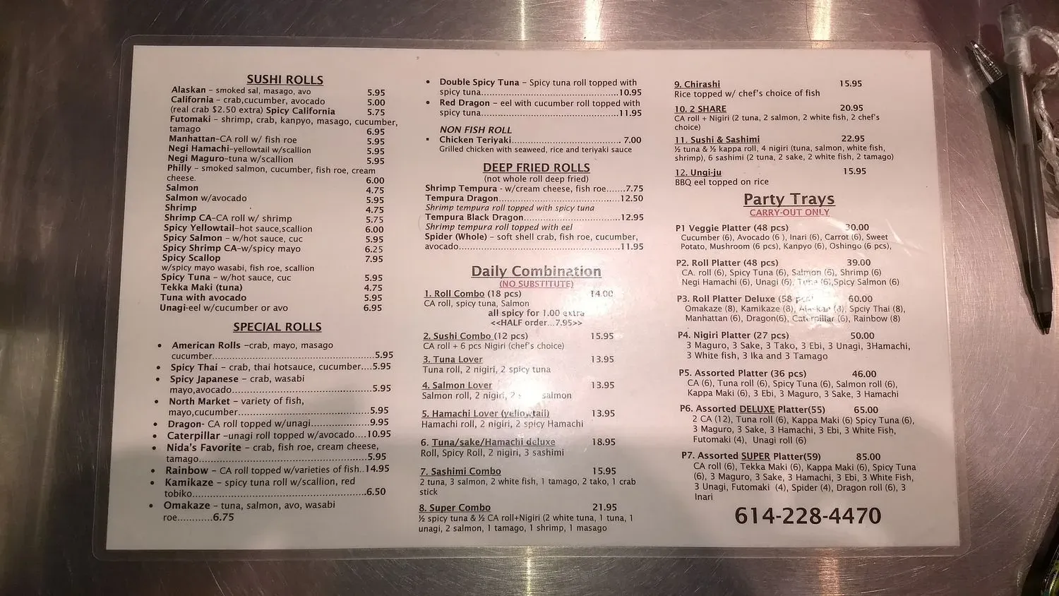 Menu 6