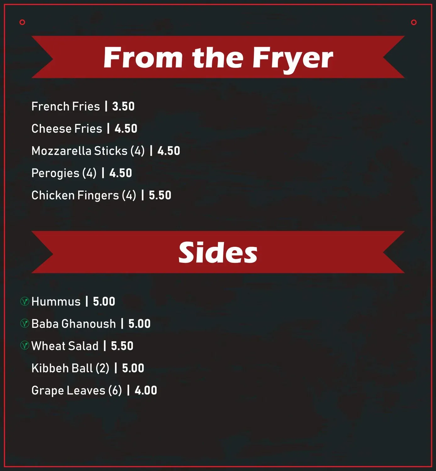 Menu 2