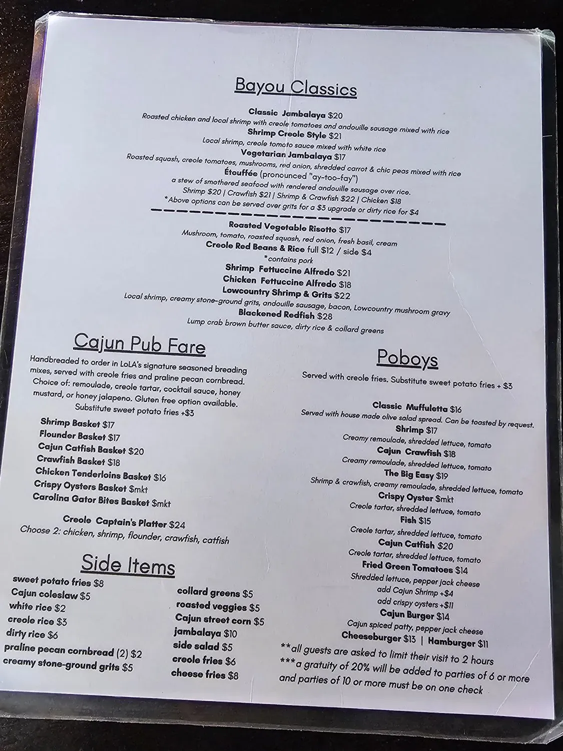 Menu 2