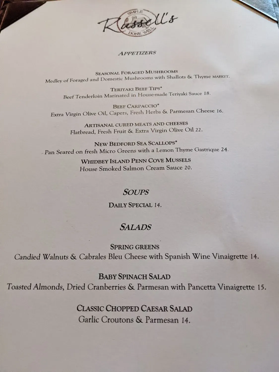 Menu 4